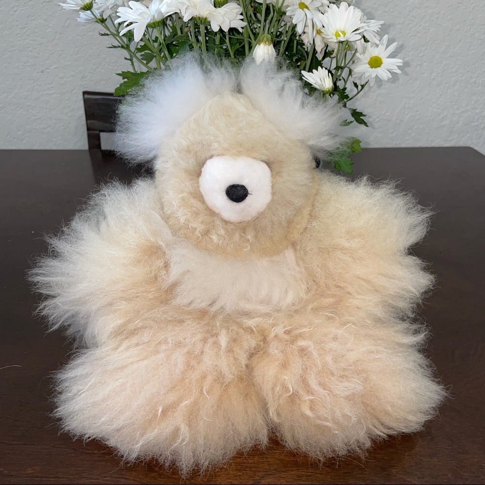 Softest Teddy Bear ever, Made With Alpaca fur